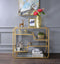 Astrid Sofa Table, Gold & Mirror